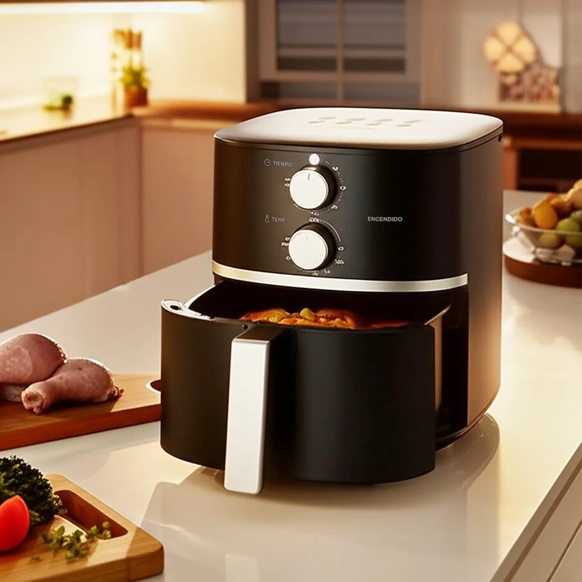 RECCO - Freidora de Aire 5.5 Lts RFA-LEGGERO55 Recco