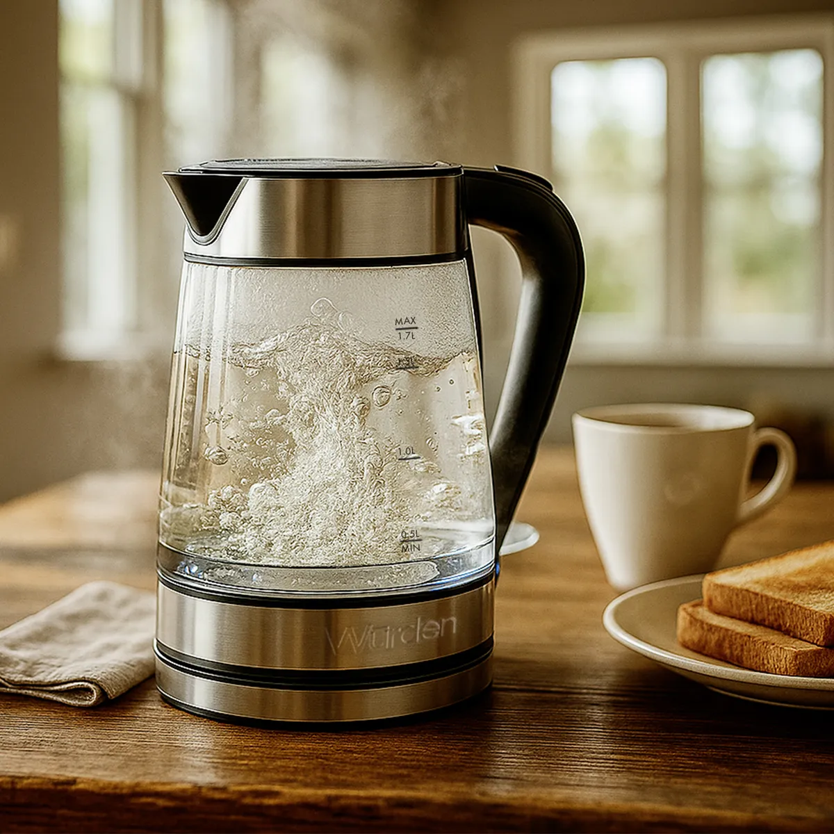 WURDEN - Hervidor de vidrio 1.7 Lts WKE-GLASS101 Wurden