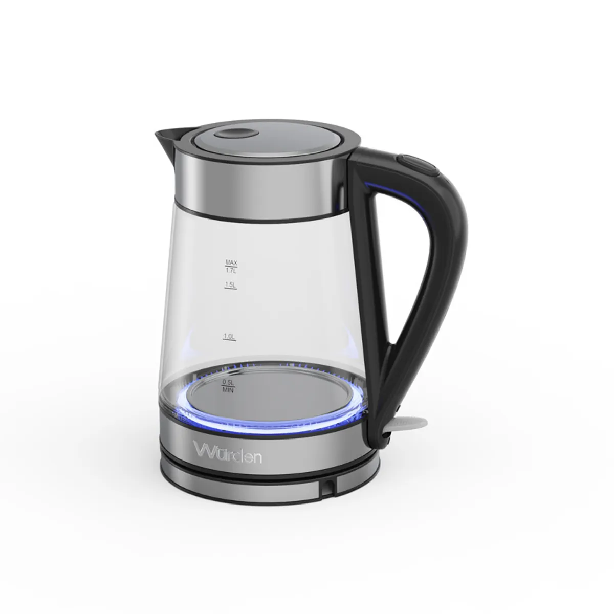 WURDEN - Hervidor de vidrio 1.7 Lts WKE-GLASS101 Wurden