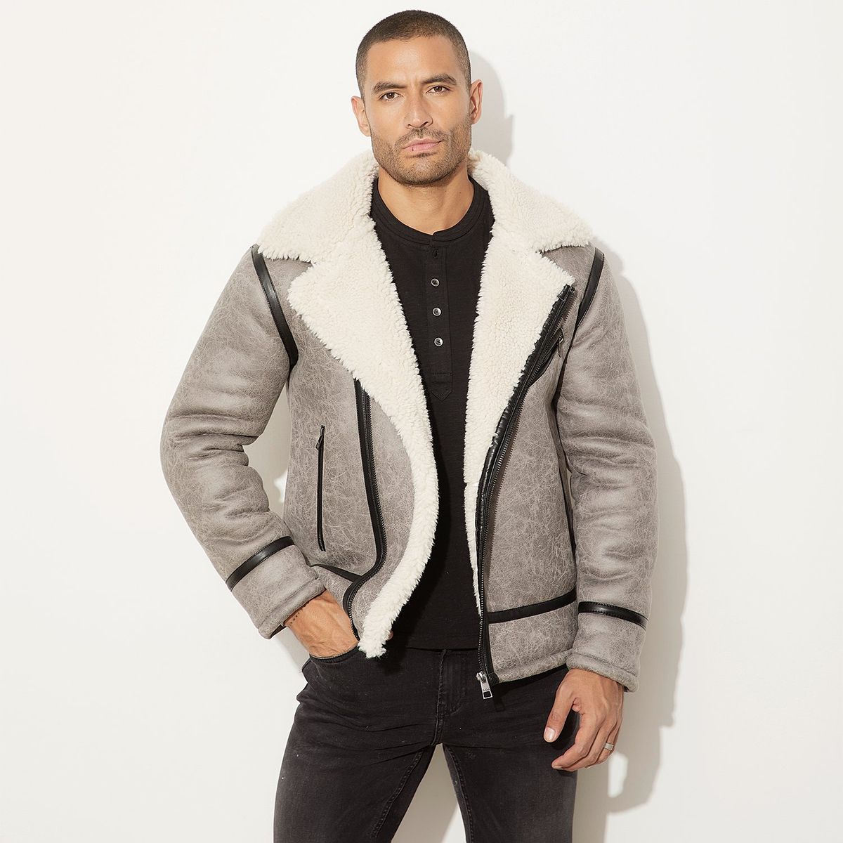 MOSSIMO - Chaqueta Bonded Hombre Mossimo