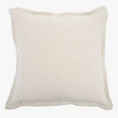 CASA CANTABRIA - Cojín 100% Lino Nat Beige 2 Lazasp