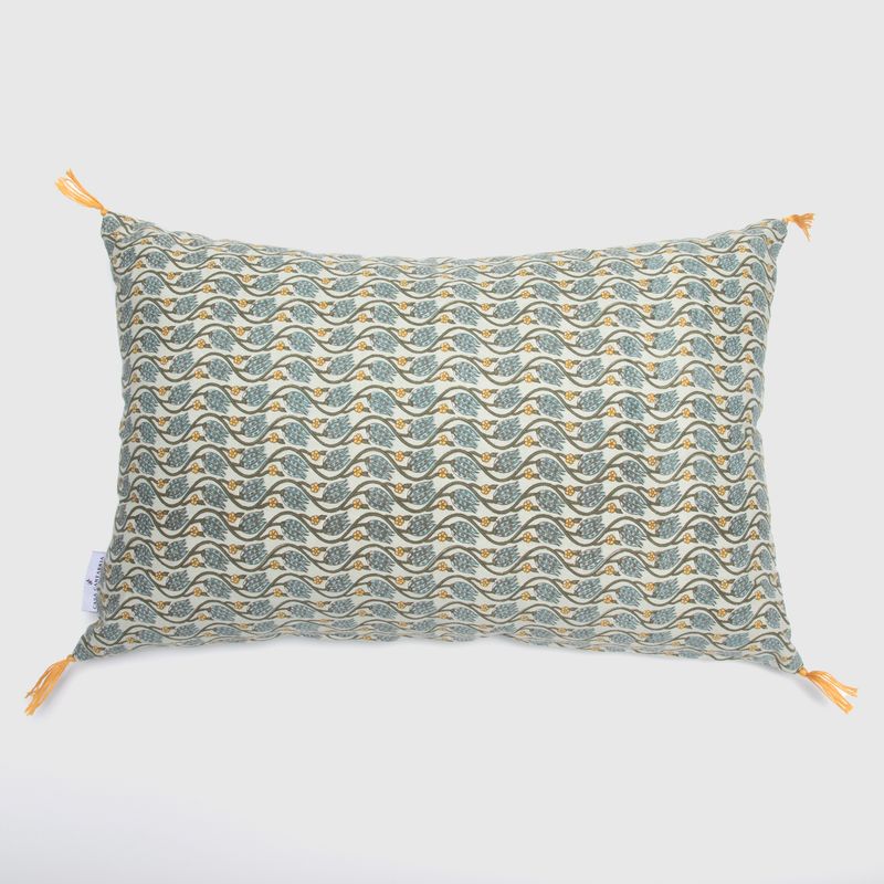 CASA CANTABRIA - Cojín Decorativo Cama Block 60x40 cm Casa Cantabria
