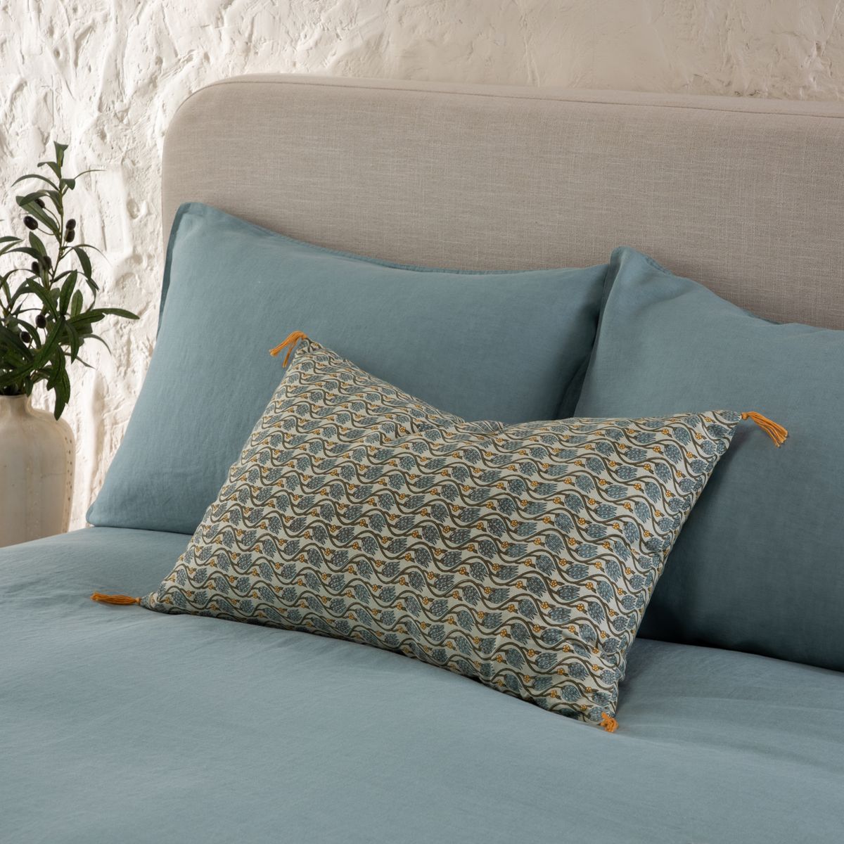 CASA CANTABRIA - Cojín Cama Block 70x34 Cm Casa Cantabria