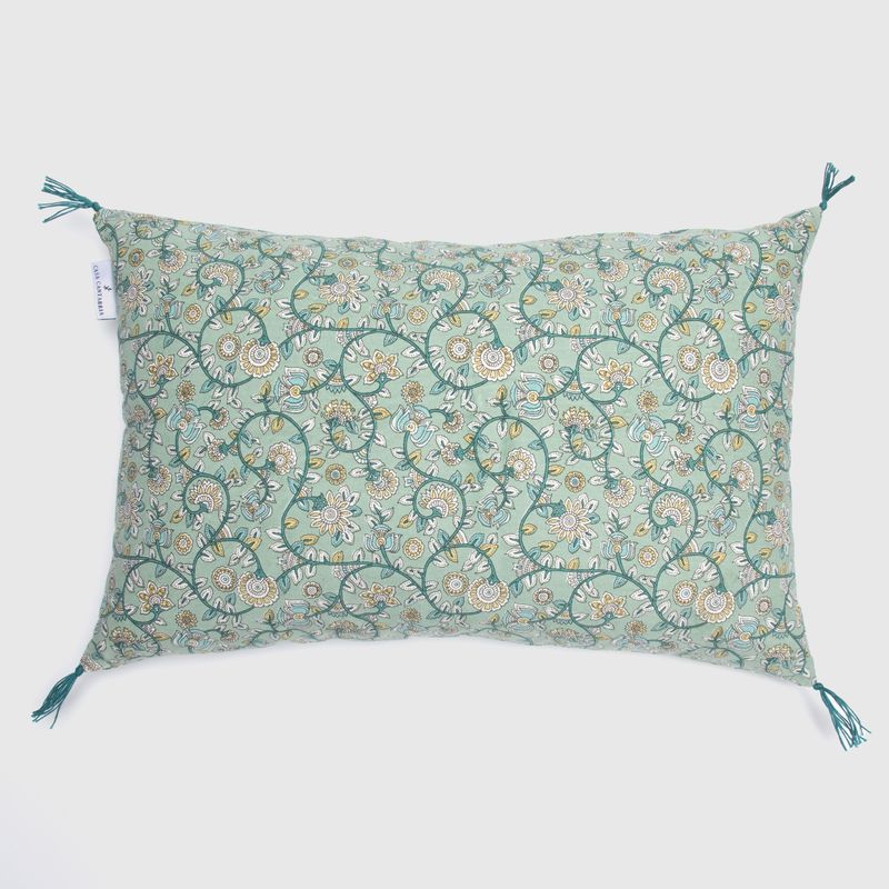 CASA CANTABRIA - Cojín Decorativo Cama Block 60x40 cm Casa Cantabria