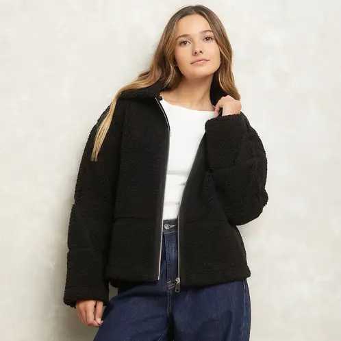 SYBILLA - Chaquetón Peludo Mujer