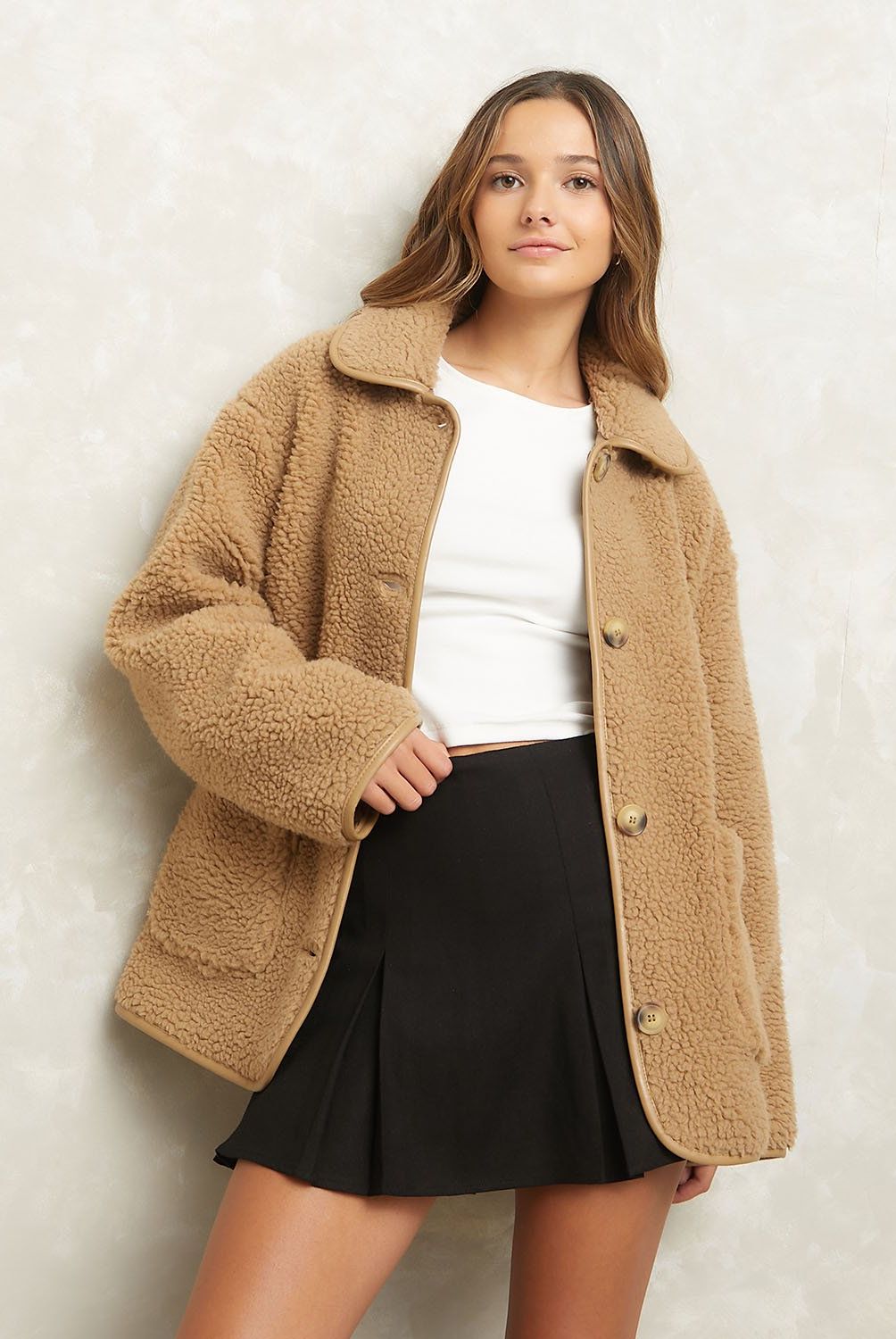 SYBILLA - Chaquetón Peludo Mujer Sybilla