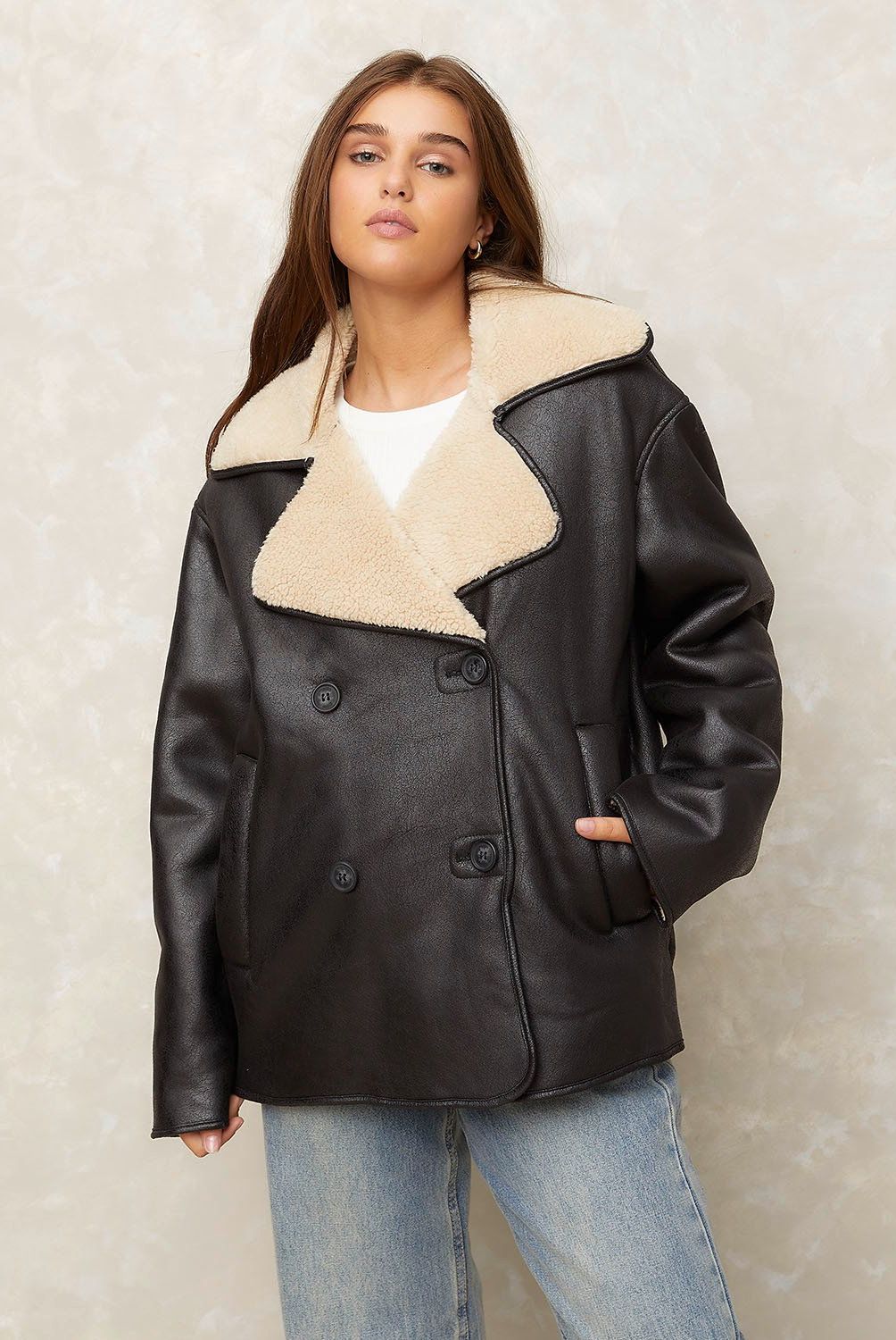 SYBILLA - Chaqueta Aviadora Mujer Sybilla