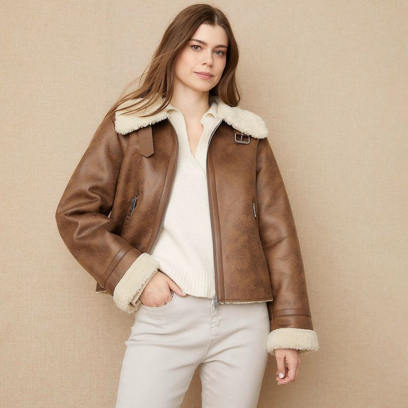 UNIVERSITY CLUB - Chaqueta Aviadora Mujer University Club