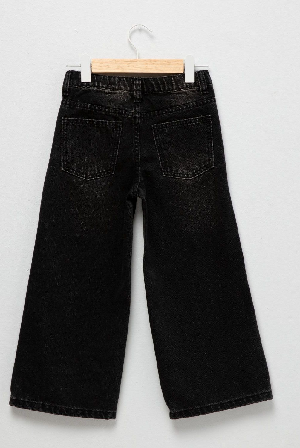 YAMP - Jeans Wide Leg Denim Yamp Niña Tiro Medio