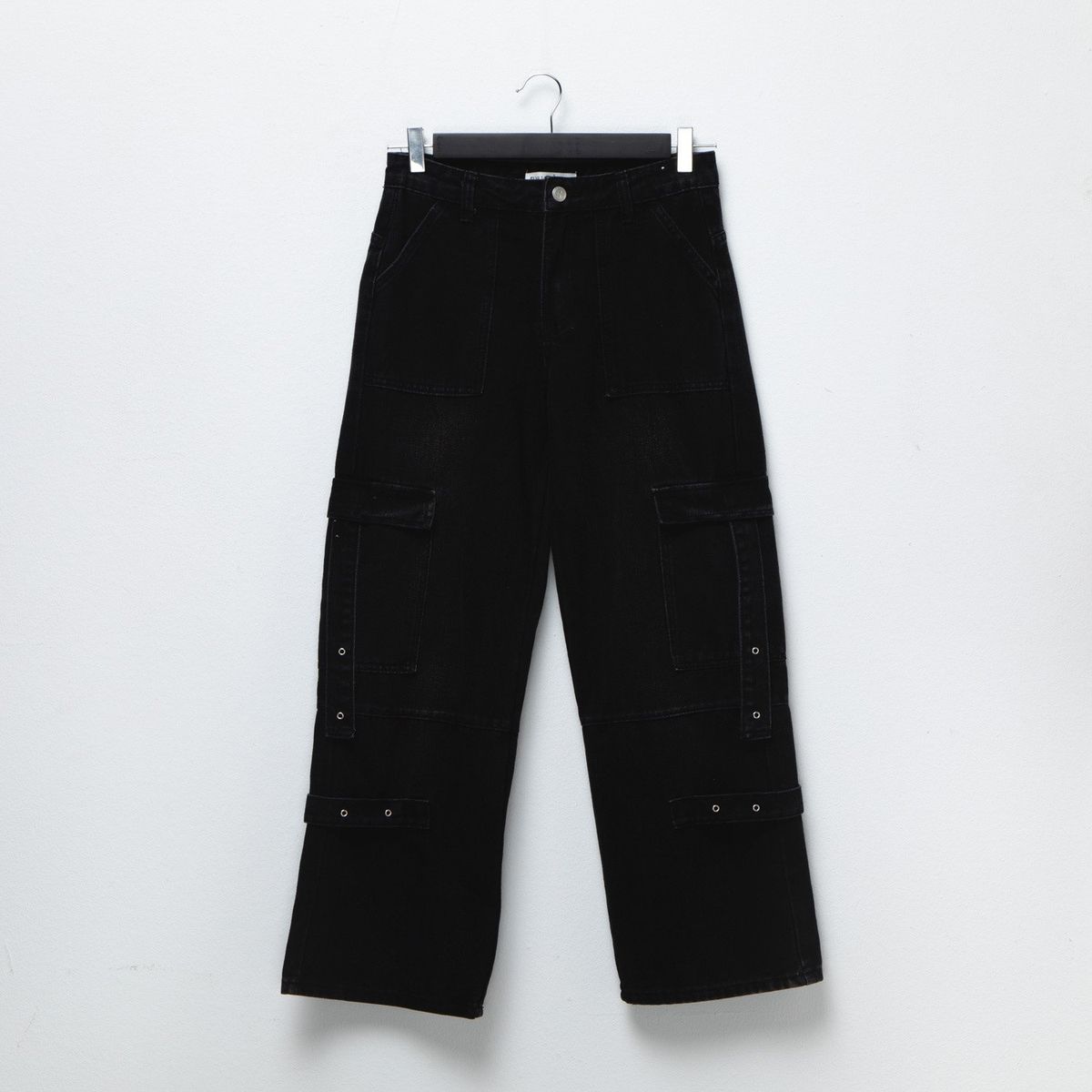 ELEVEN - Jeans Cargo Wide Leg Eleven Niña Algodón Tiro Medio