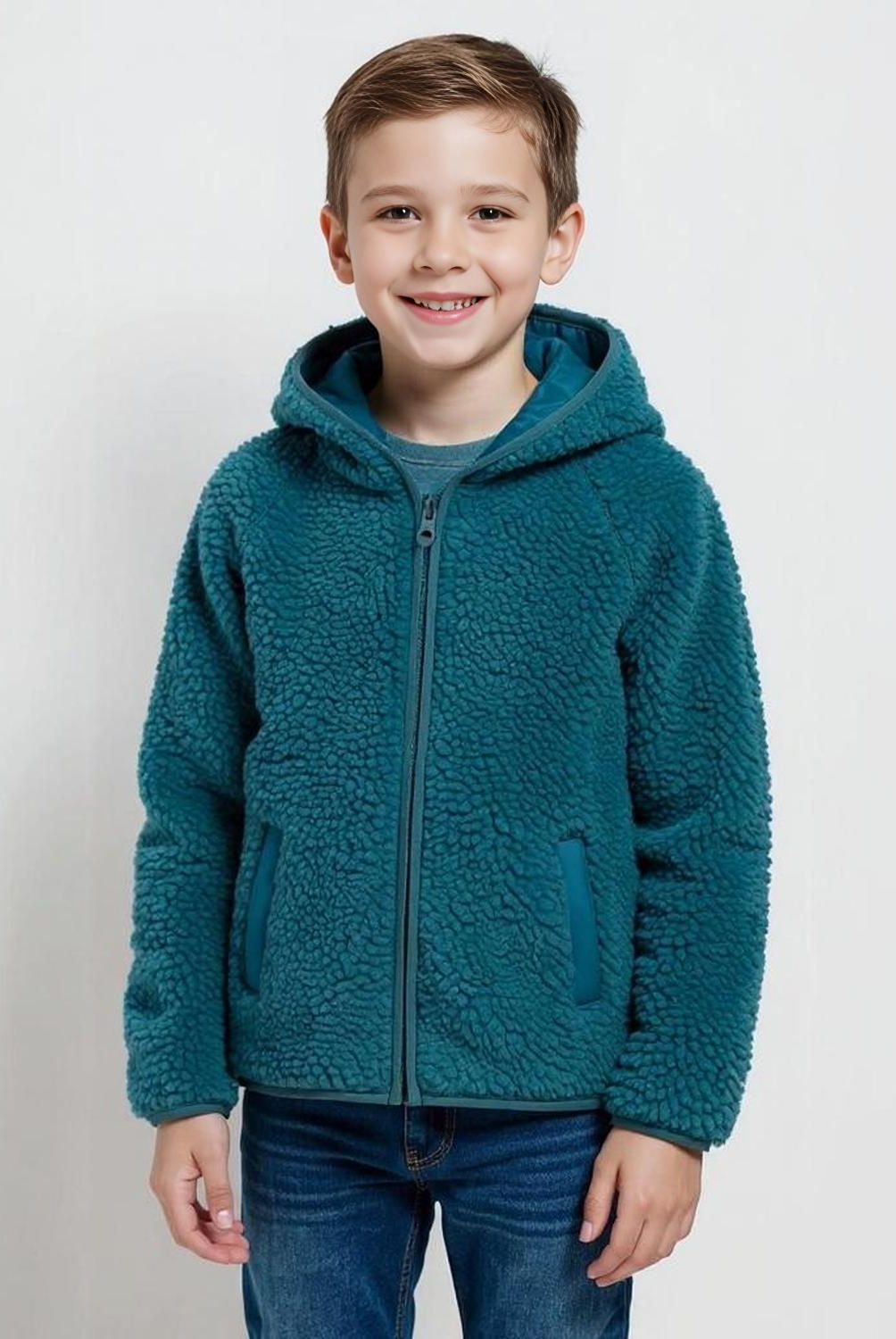 YAMP - Polerón Peludo Con Capucha Niño Yamp