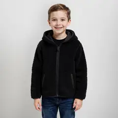 YAMP - Polerón Peludo Con Capucha Niño