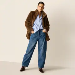 UNIVERSITY CLUB - Abrigo Peludo Mujer