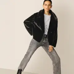 UNIVERSITY CLUB - Abrigo Peludo Mujer