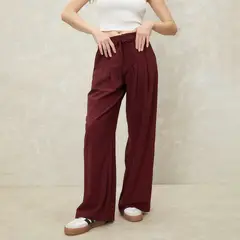 SYBILLA - Pantalón Tiro Medio Mujer