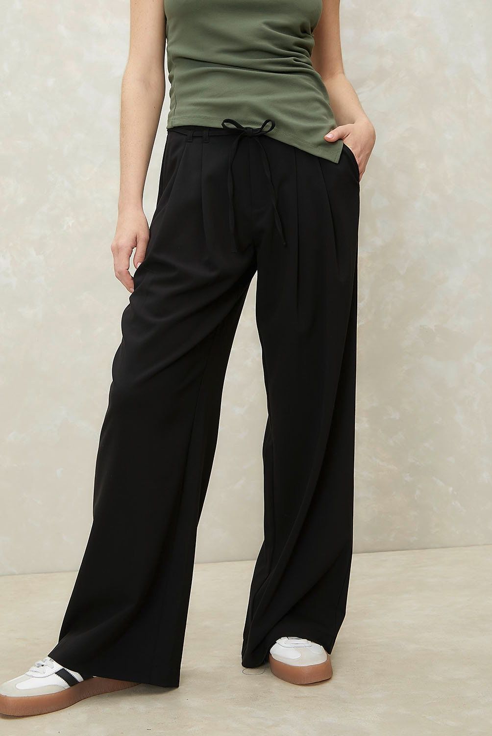 SYBILLA - Pantalón Tiro Medio Mujer Sybilla