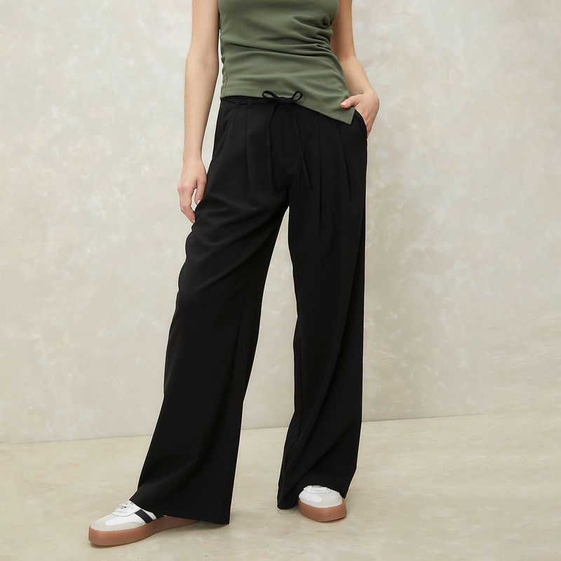 SYBILLA - Pantalón Tiro Medio Mujer Sybilla