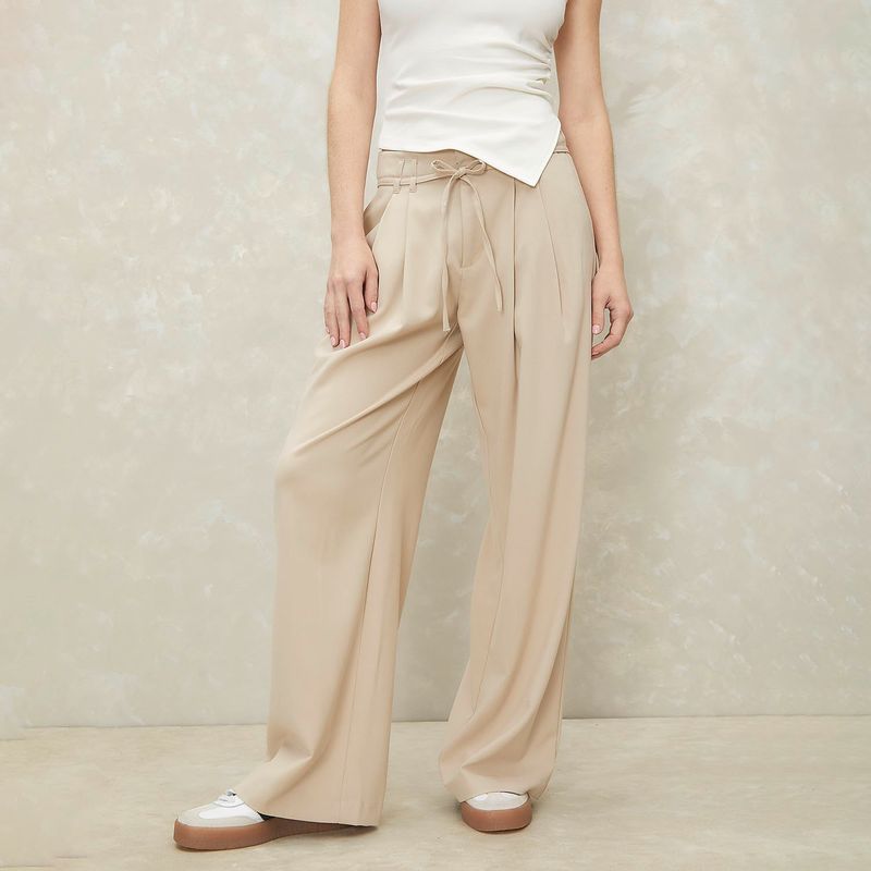 SYBILLA - Pantalón Tiro Medio Mujer Sybilla