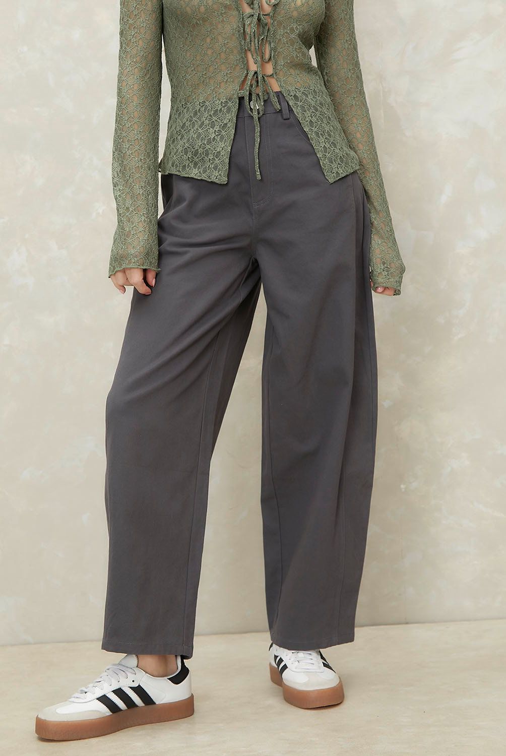 SYBILLA - Pantalón Tiro Medio Mujer Sybilla