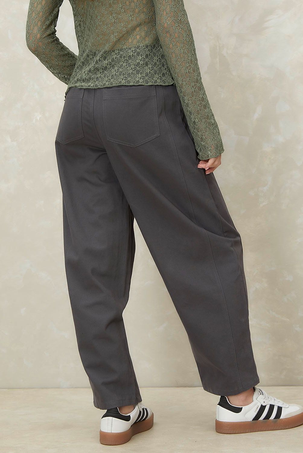 SYBILLA - Pantalón Tiro Medio Mujer Sybilla