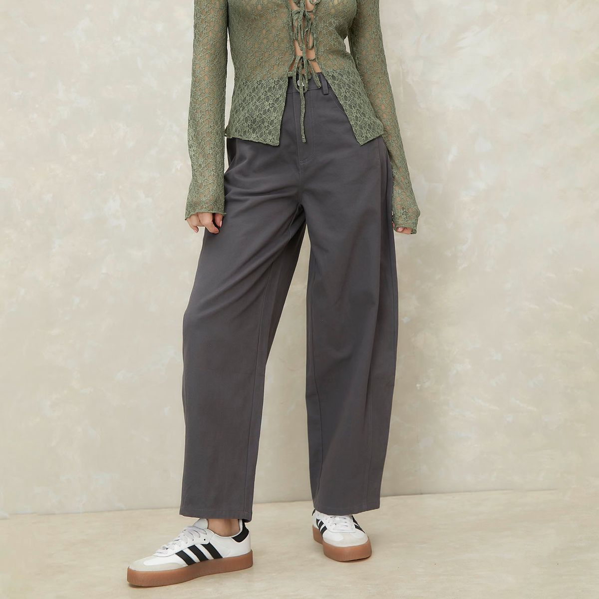 SYBILLA - Pantalón Tiro Medio Mujer Sybilla