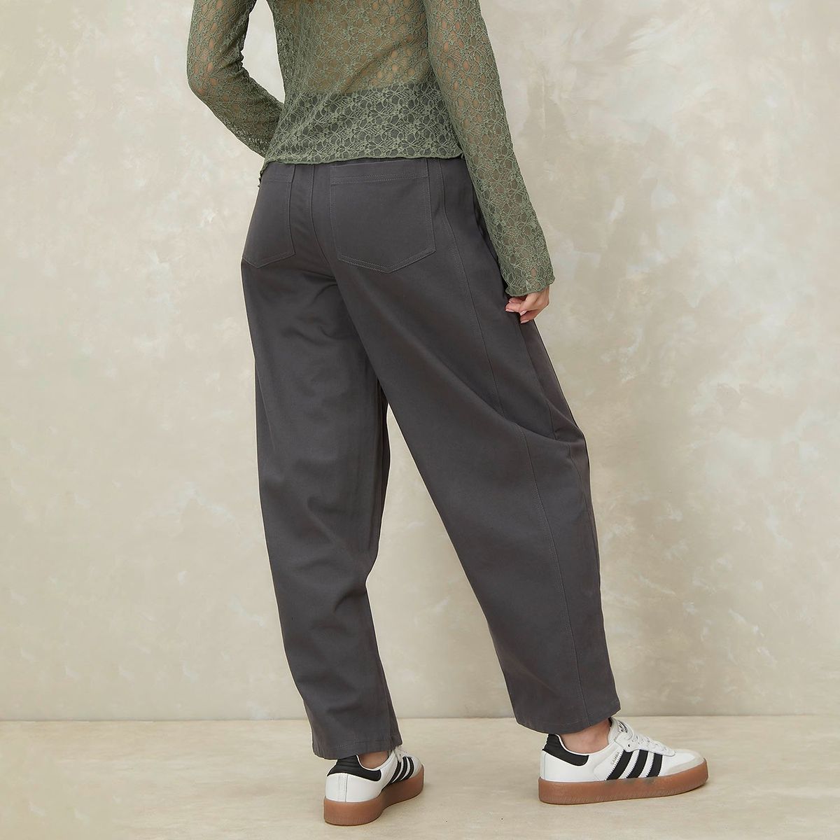 SYBILLA - Pantalón Tiro Medio Mujer Sybilla