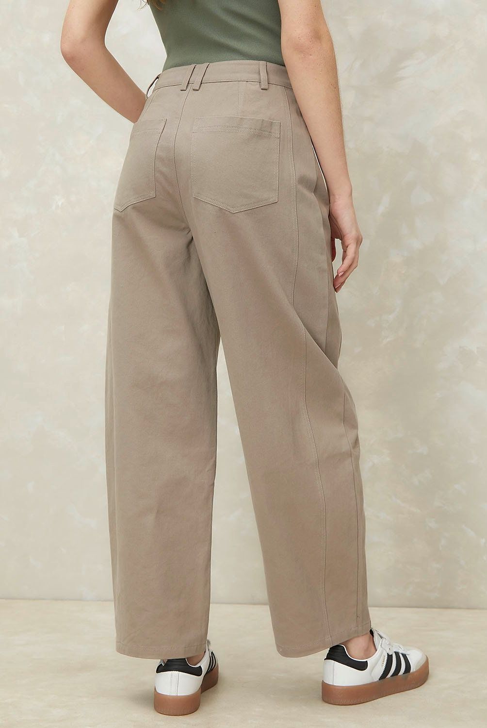 SYBILLA - Pantalón Tiro Medio Mujer Sybilla