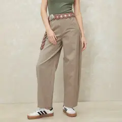 SYBILLA - Pantalón Tiro Medio Mujer