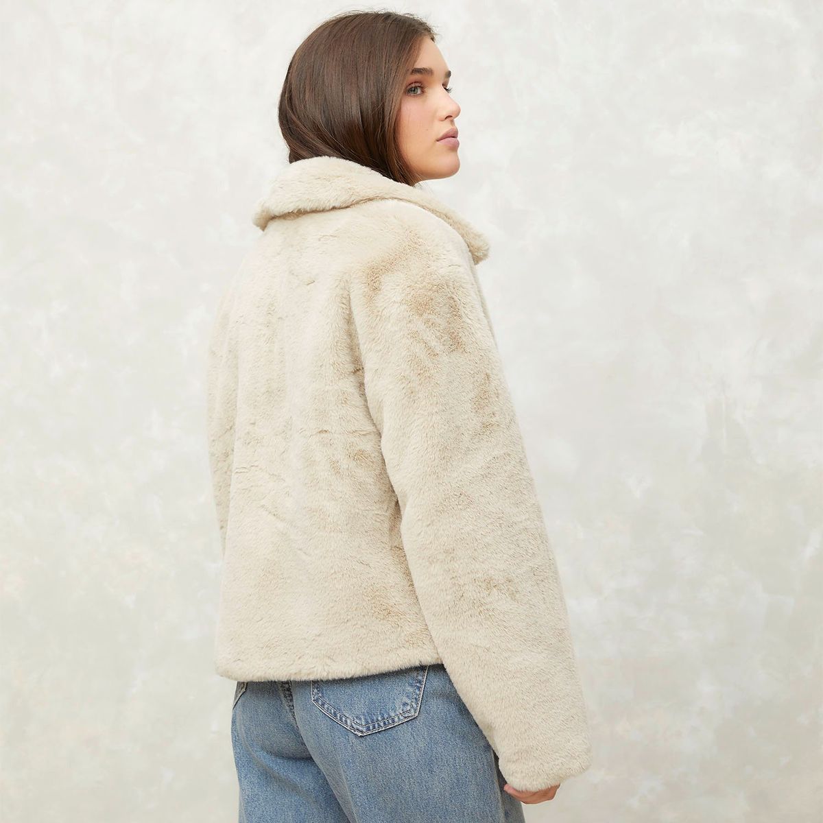 SYBILLA - Chaquetón Peludo Mujer Sybilla