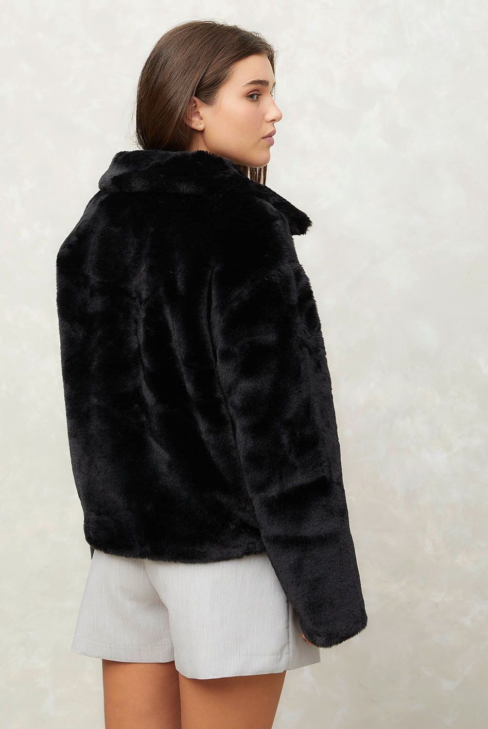 SYBILLA - Chaquetón Peludo Mujer Sybilla