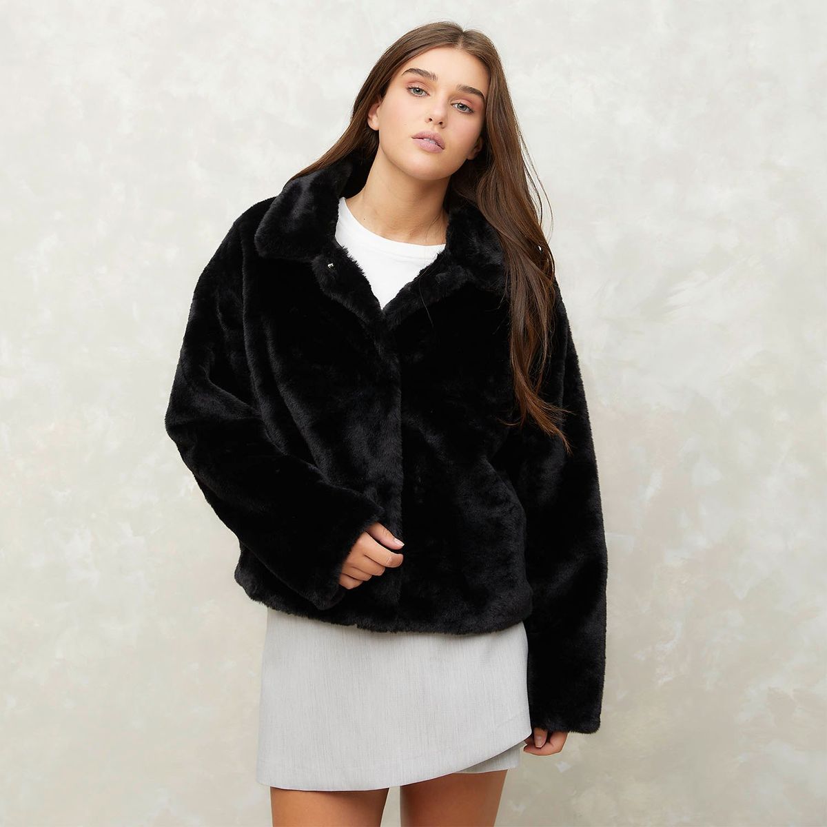 SYBILLA - Chaquetón Peludo Mujer Sybilla