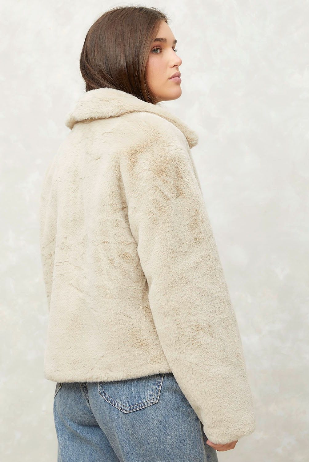 SYBILLA - Chaquetón Peludo Mujer Sybilla