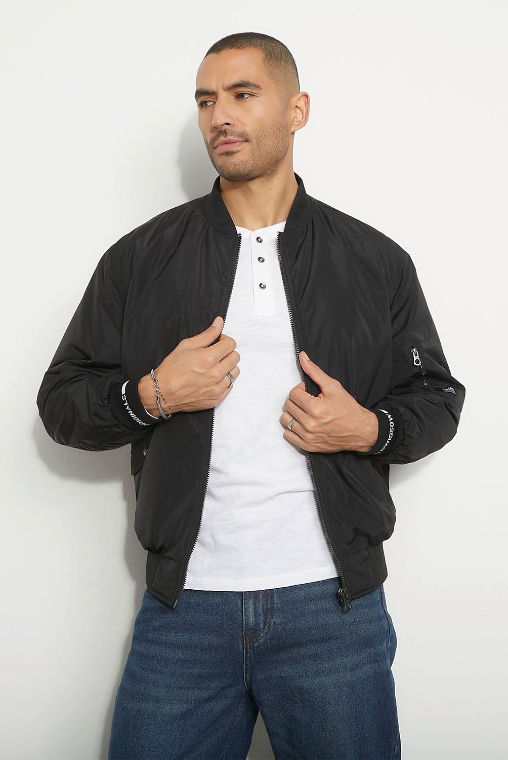 MOSSIMO - Chaqueta Bomber Hombre Mossimo