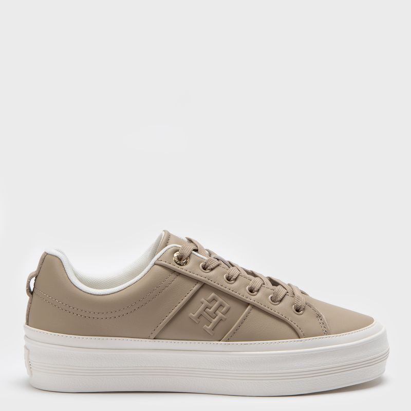 TOMMY HILFIGER - Zapatilla Urbana Mujer Beige Tommy Hilfiger