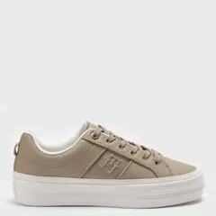TOMMY HILFIGER - Zapatilla Urbana Mujer Beige