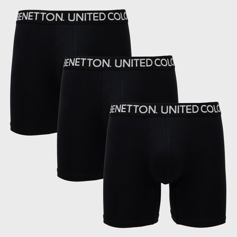 BENETTON - Pack De 3 Boxers Algodón Hombre Benetton