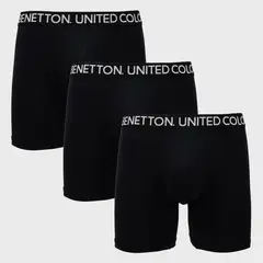BENETTON - Pack De 3 Boxers Algodón Hombre