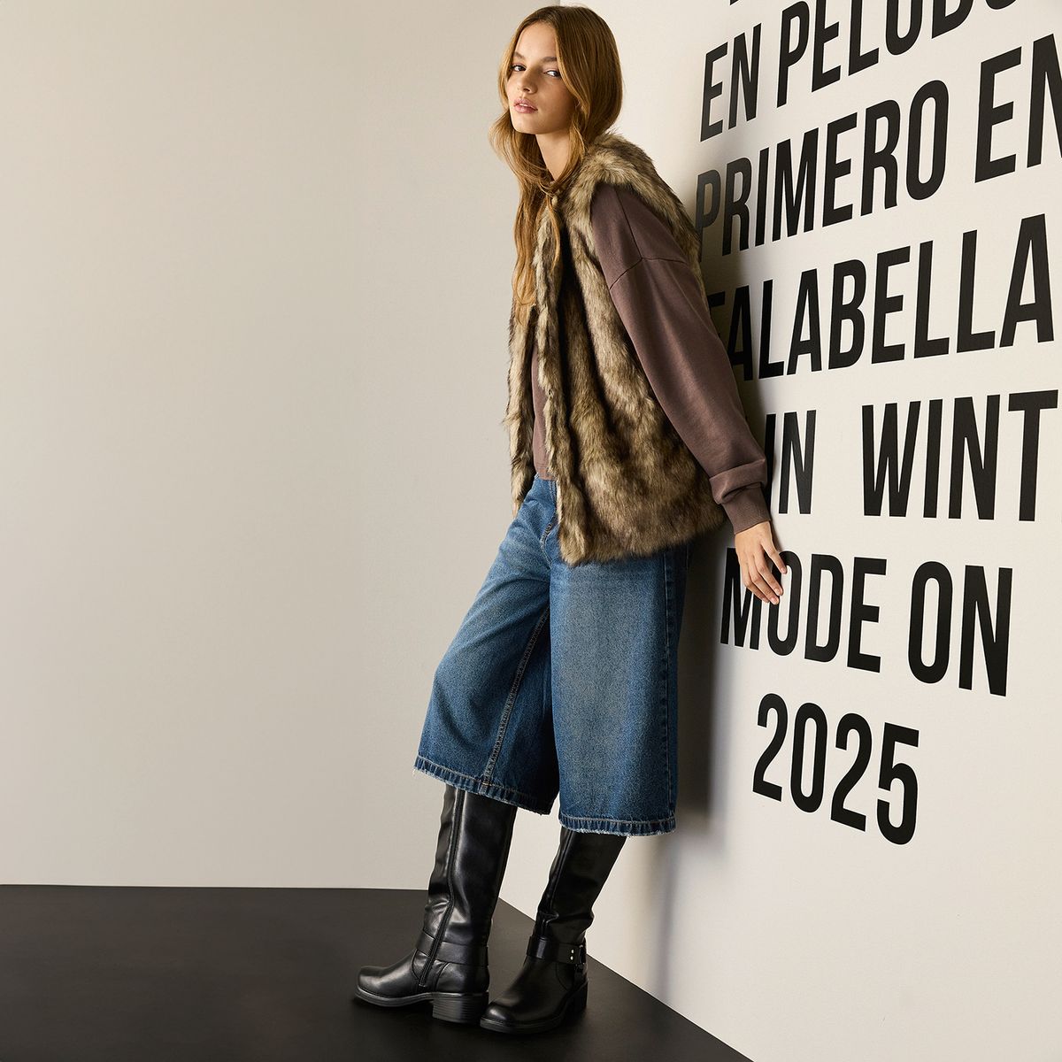 AMERICANINO - Chaquetón Peludo Mujer Americanino