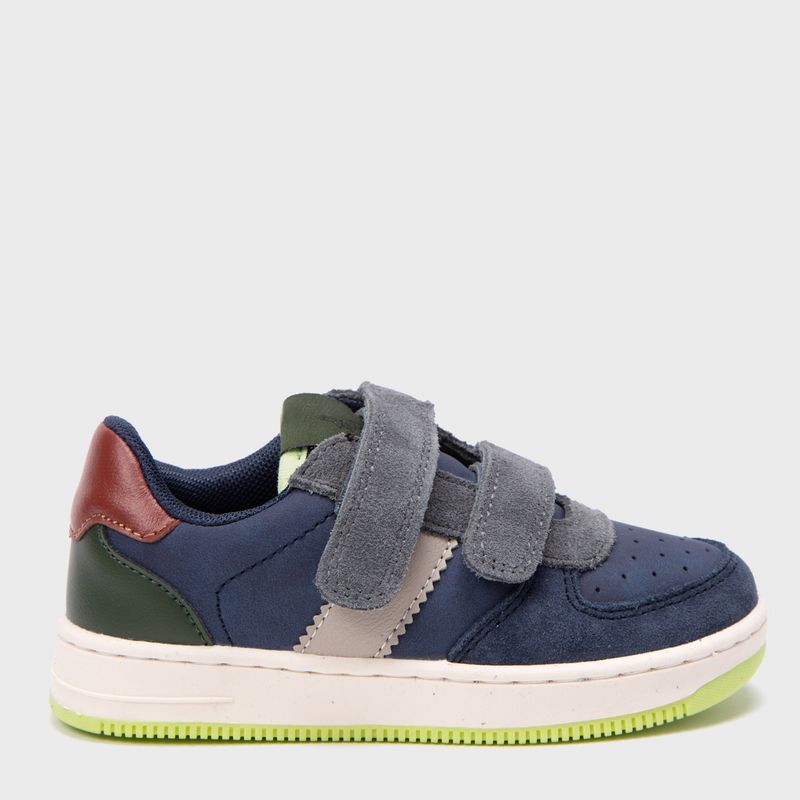CONIGLIO - Suede Zapatilla Urbana Niña Azul (22 a 26) Coniglio