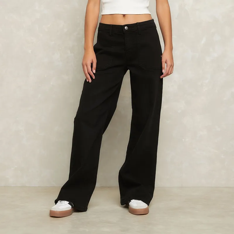 SYBILLA - Jeans Tiro Medio Mujer Sybilla