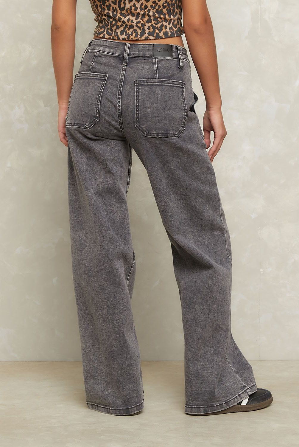 SYBILLA - Jeans Tiro Medio Mujer Sybilla