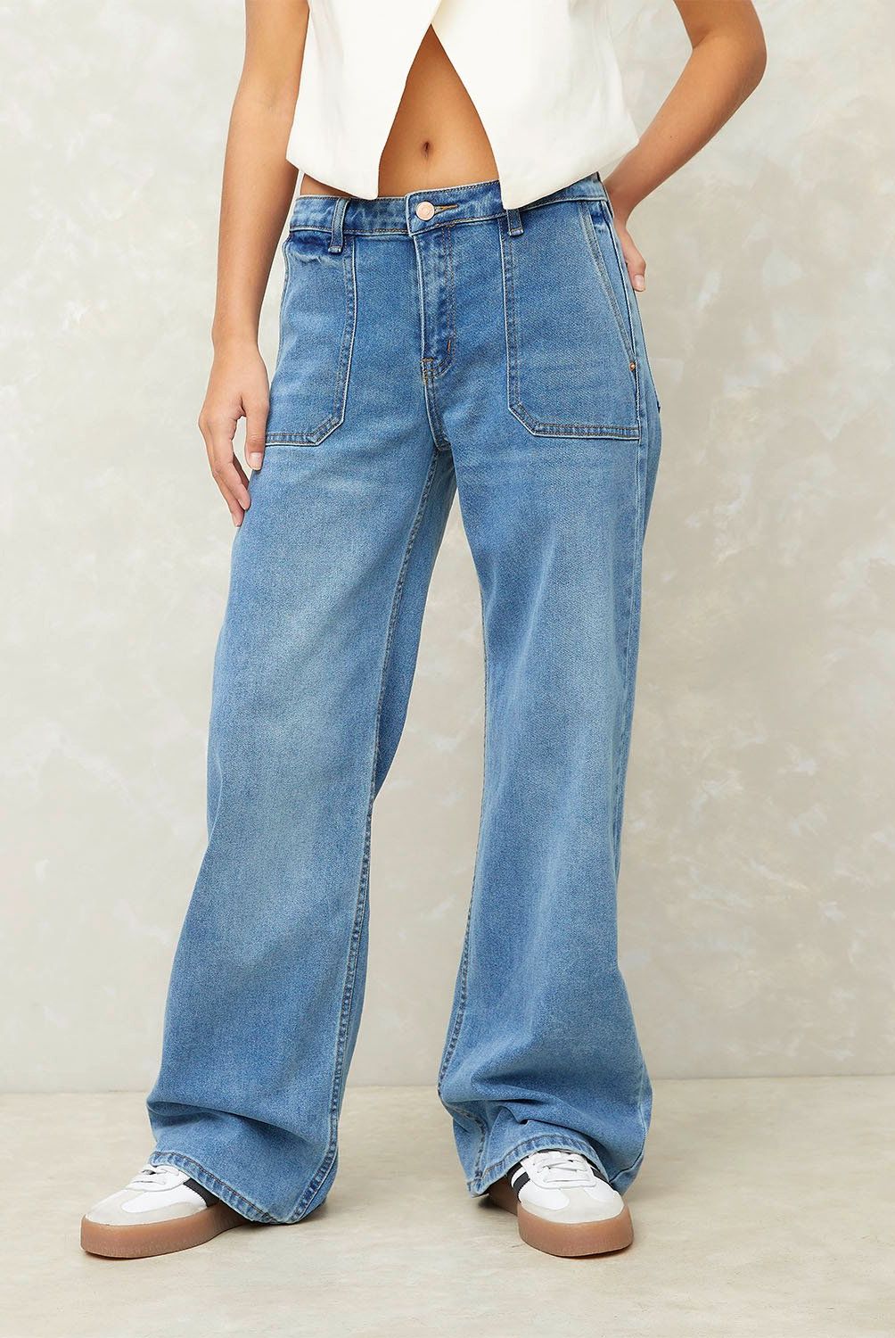 SYBILLA - Jeans Tiro Medio Mujer Sybilla