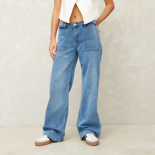 SYBILLA - Jeans Tiro Medio Mujer
