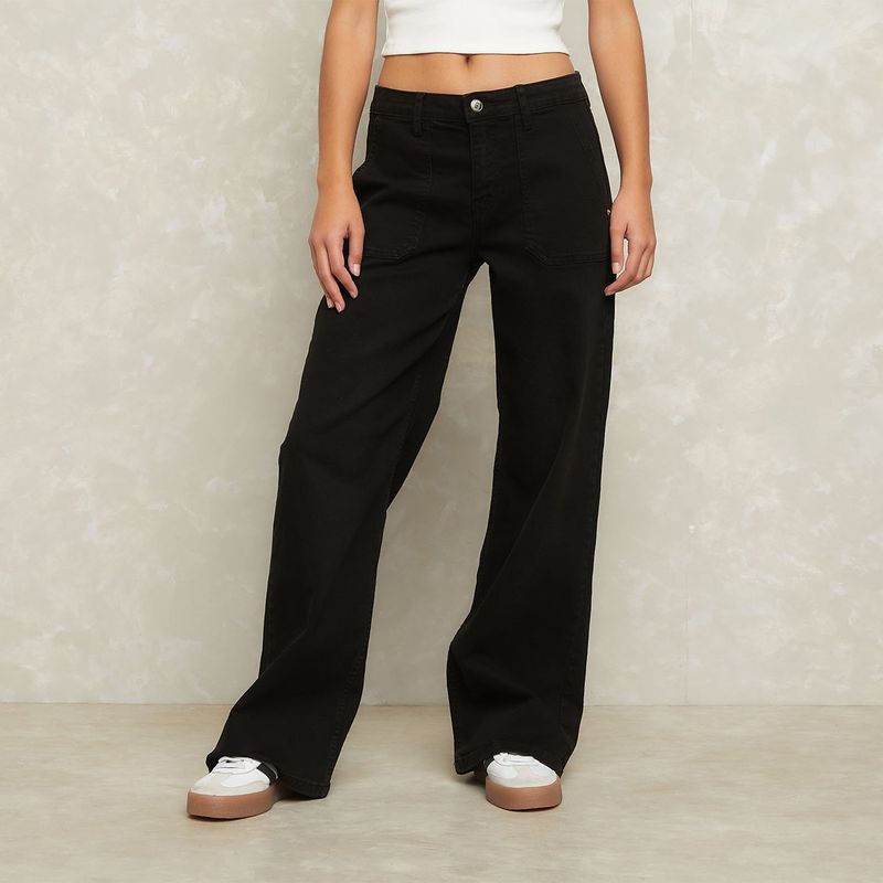 SYBILLA - Jeans Tiro Medio Mujer Sybilla