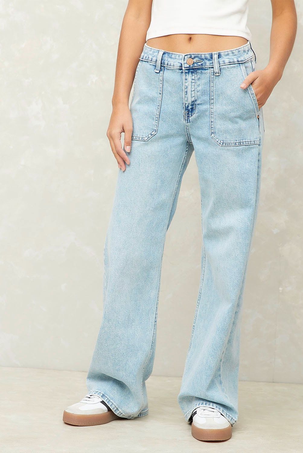 SYBILLA - Jeans Tiro Medio Mujer Sybilla