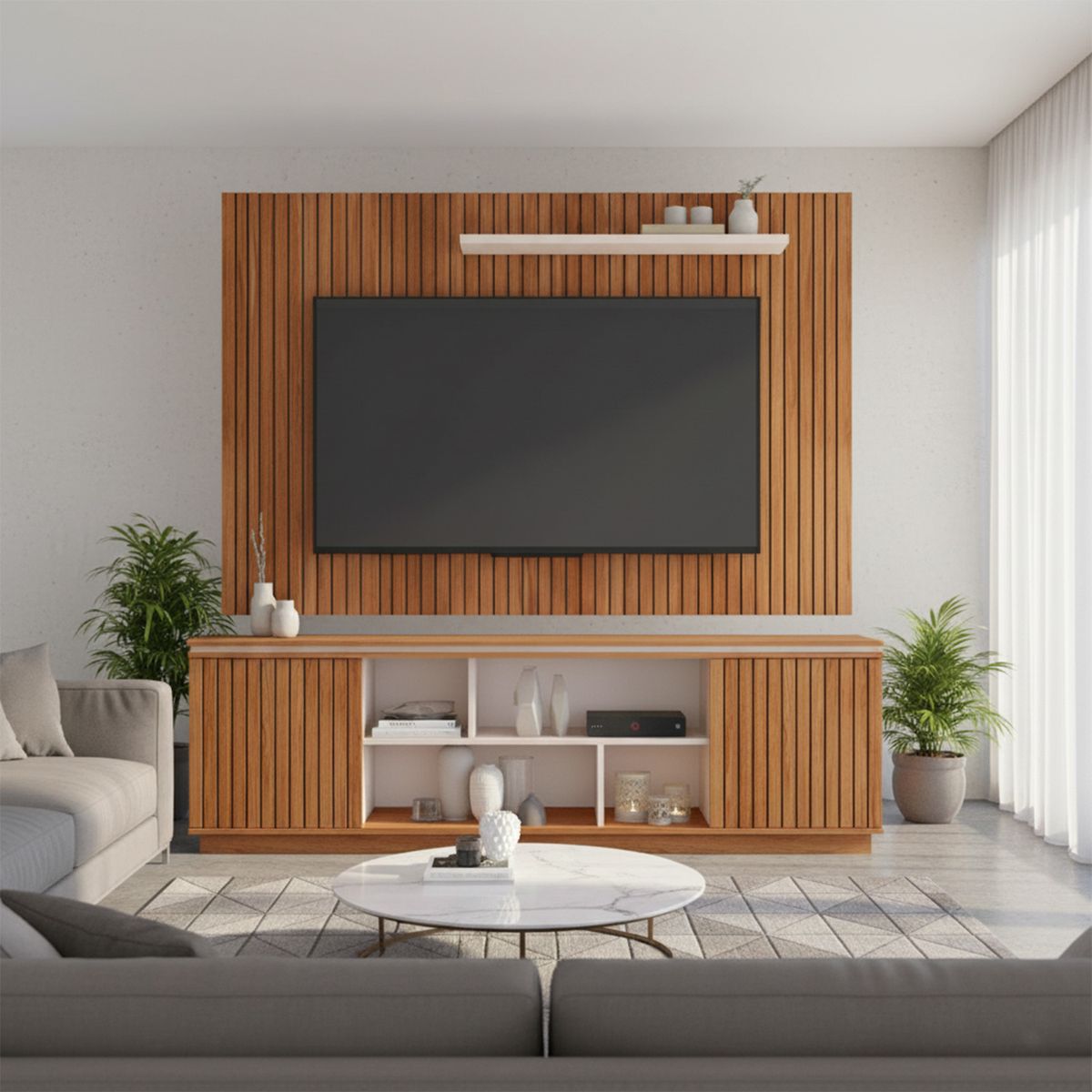 MICA - Centro Tv Simetria 75" Mica