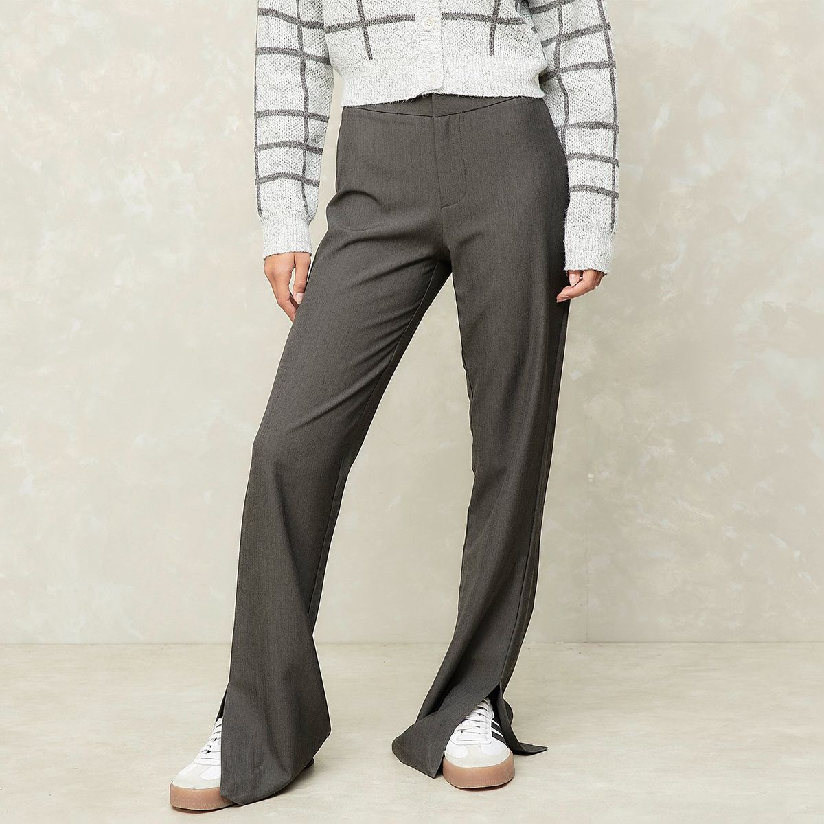 SYBILLA - Pantalón Tiro Medio Mujer Sybilla