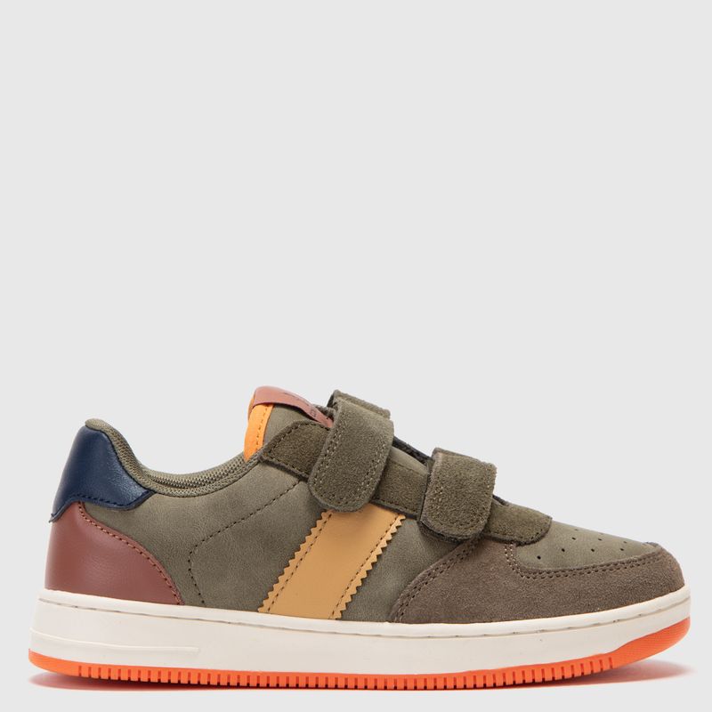 CONIGLIO - Suede Zapatilla Urbana Niño Verde (27 a 33) Coniglio