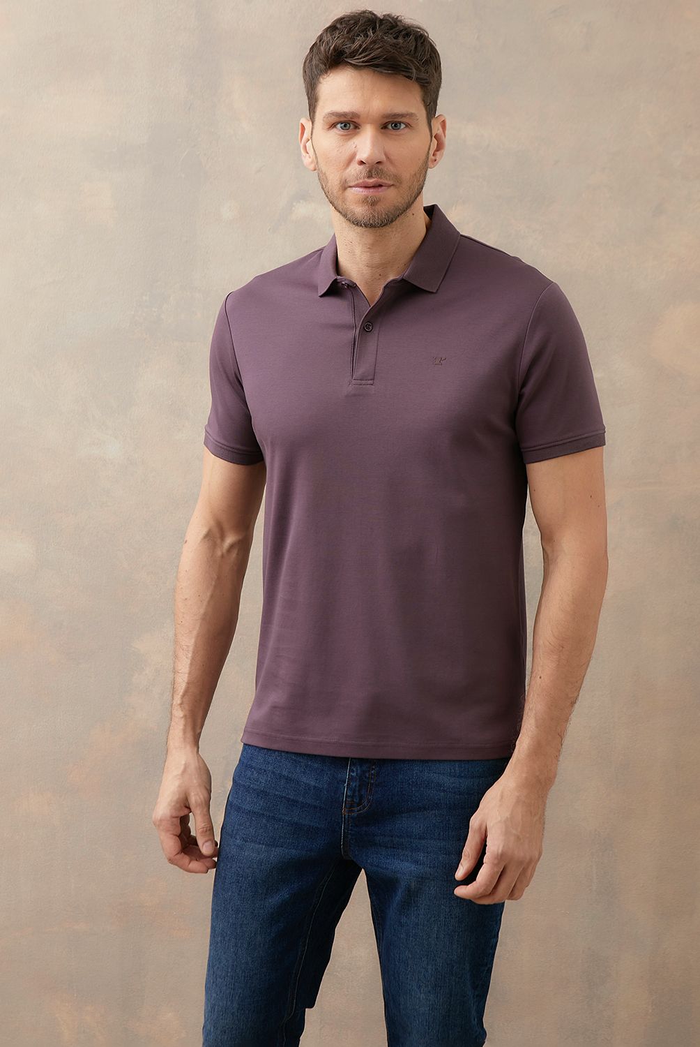 WOLF&HANK - Polera Manga Corta Cuello Polo Algodón Hombre Wolf&Hank