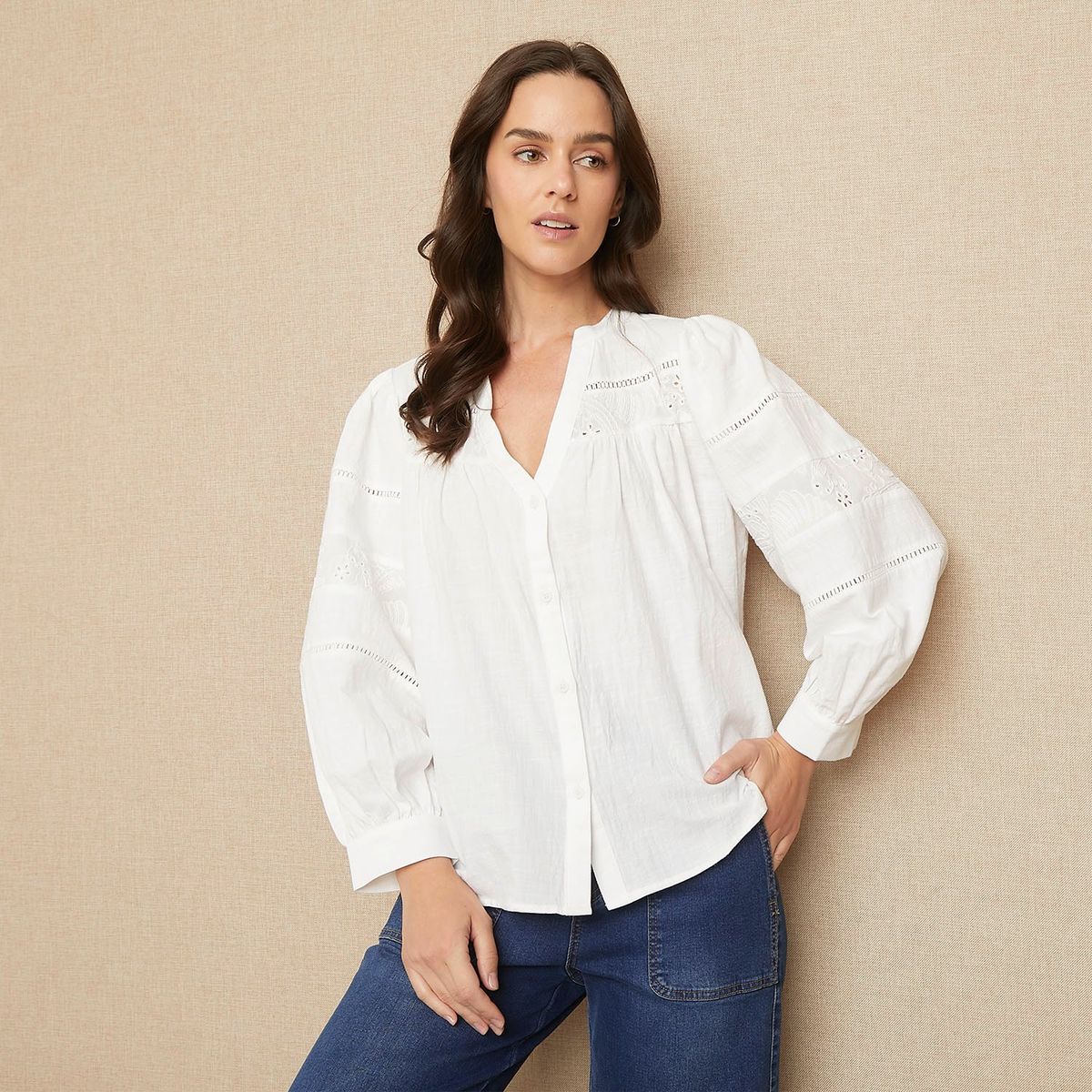 UNIVERSITY CLUB - Blusa Algodón Mujer University Club